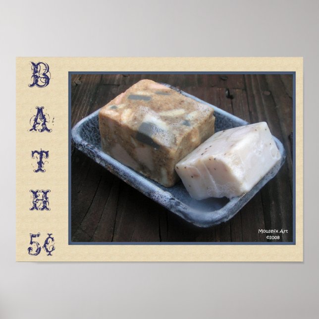 Affiche de savon primitive (Devant)