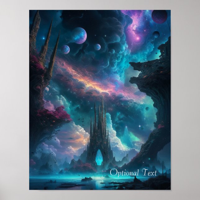 Affiche de science-fiction et de fantasy personnal (Devant)