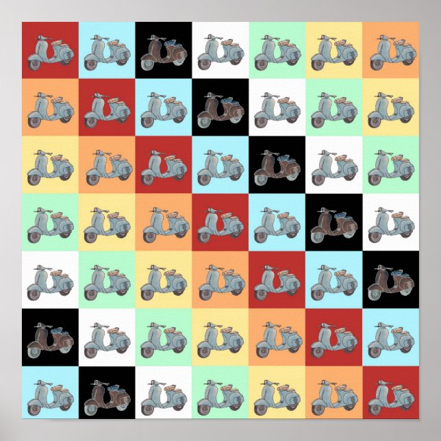 Affiche de Scooters (Devant)