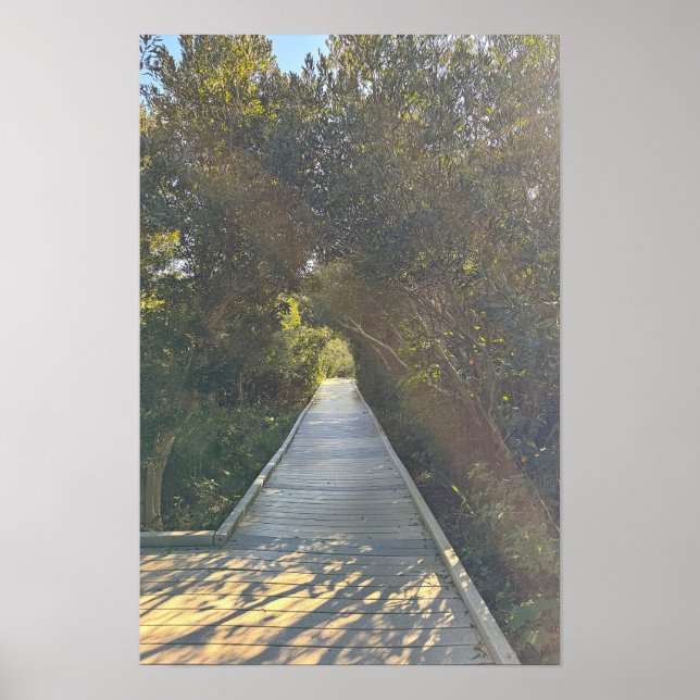 Affiche de sentier de parc (Devant)