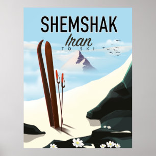 Affiche de Shemshak Iran Ski.