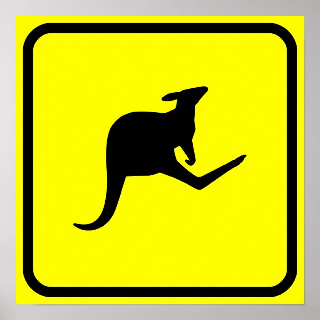 Affiche de signalisation Roo XING (Devant)