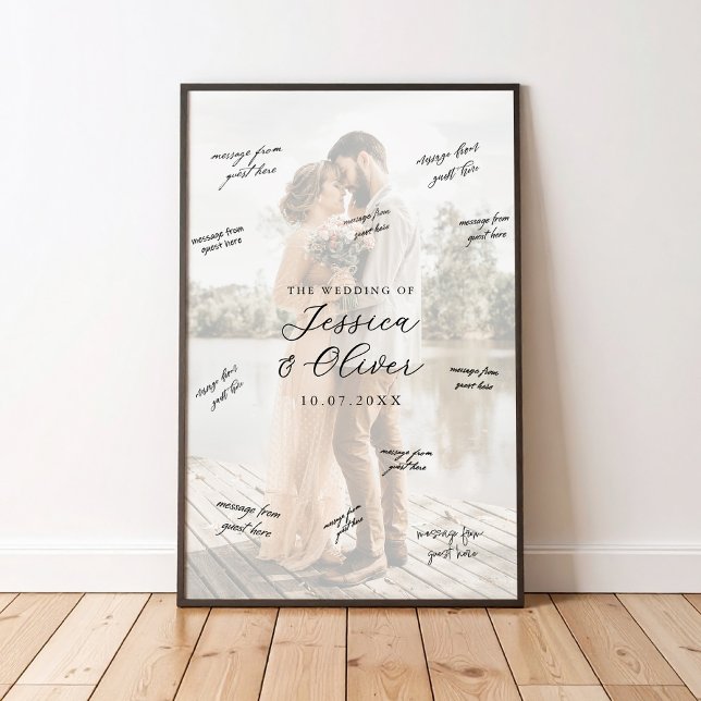 Affiche de signature de mariage pour livre d'or ph (Créateur téléchargé)