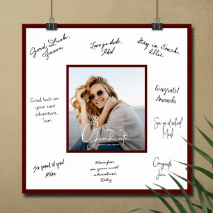 Affiche de signature de remise de diplôme bordeaux