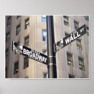 Affiche de signe de Broadway