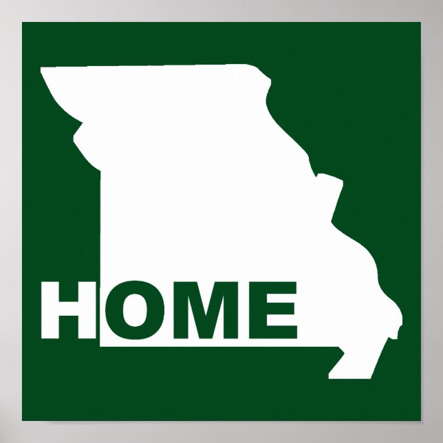 Affiche de signe de l'État du Missouri loin de che (Devant)