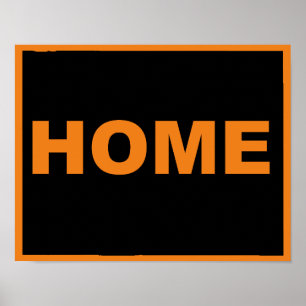 Affiche de signe de Wyoming à la maison loin de l'