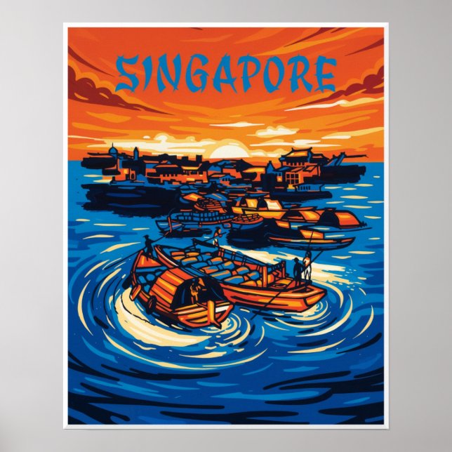affiche de Singapour (Devant)