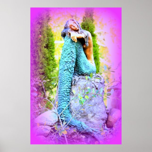 affiche de sirène rêveuse (Devant)