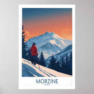 Affiche de ski de Morzine - France 1