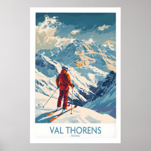 Affiche de ski de Val Thorens 1