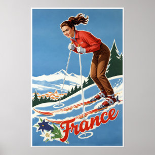 Affiche de ski France