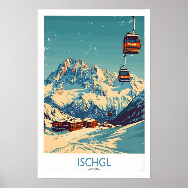 Affiche de ski Ischgl 1 (Devant)