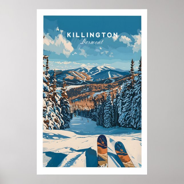 Affiche de ski Killington - Vermont 1 (Devant)
