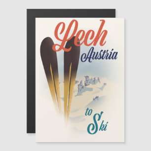 Affiche de ski Lech Austria