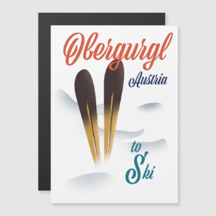 Affiche de ski Obergurgl Autriche