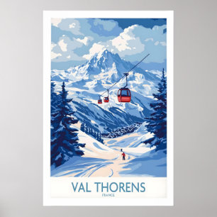 Affiche de ski Val Thorens 1