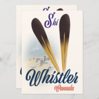 Affiche de ski Whistler Canada
