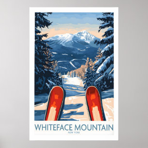 Affiche de ski Whiteface Mountain Ski Resort 1