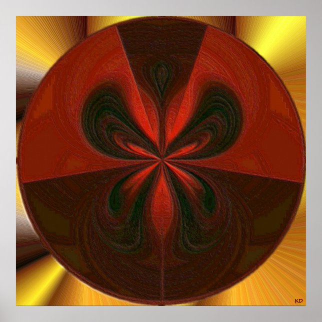 Affiche de soie de matin (Devant)