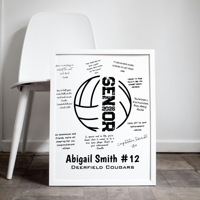 Affiche de soirée des seniors de volley-ball pour  (Créateur téléchargé)