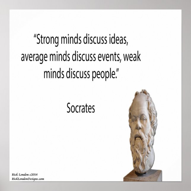 Affiche de soumission Socrates & Strong Minds (Devant)