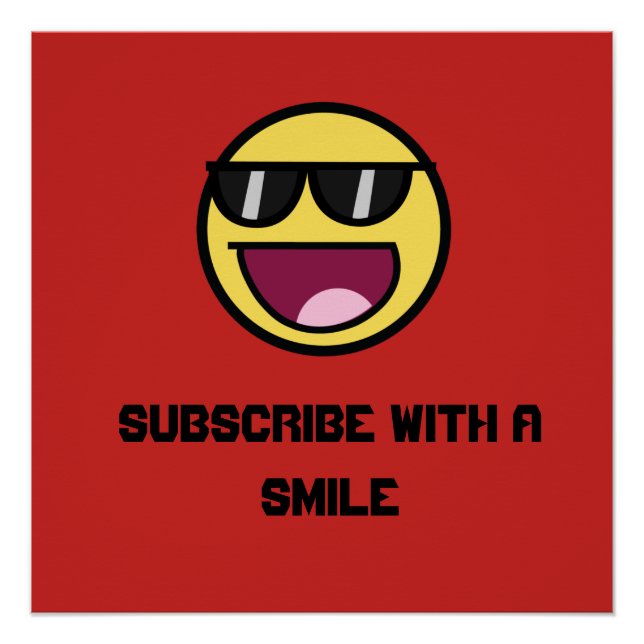 Affiche de sourire (Devant)