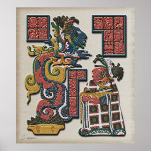 Affiche de spectre maya