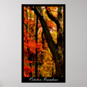 Affiche de splendeur d'octobre