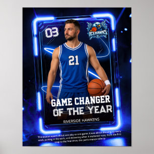 Affiche de sport pour basket-ball, Affiche de cade