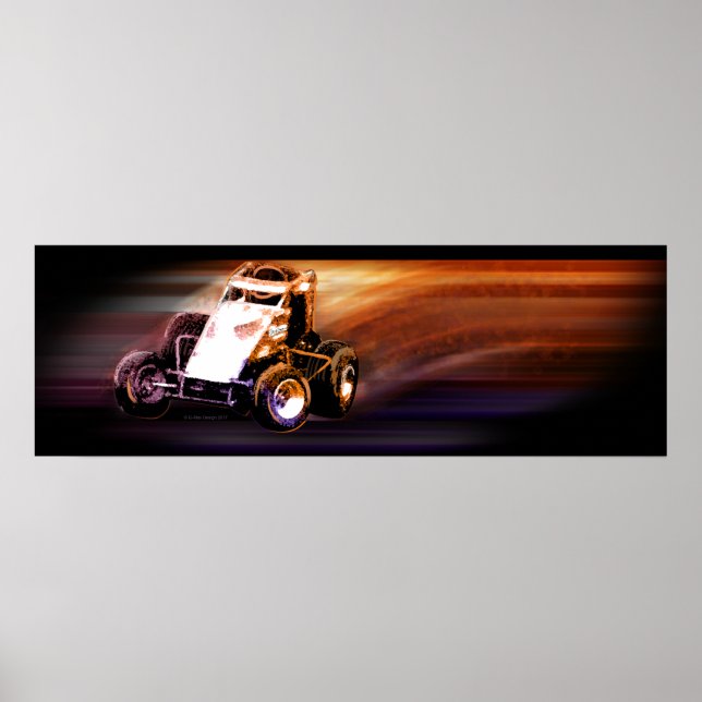 Affiche de Sprint Car (Devant)