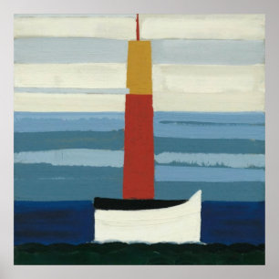 Affiche de stael le phare, 1953, Nicolas de Staël