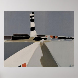 Affiche de stael le phare, 1953, Nicolas de Staël