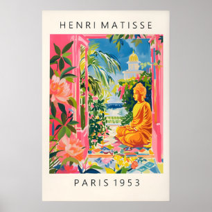 Affiche de statue de Bouddha, Art mural de méditat