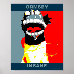 Affiche de style de campagne d'Ormsby
