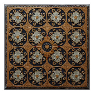 affiche de style médiéval