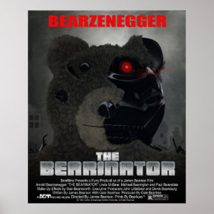 Affiche de style pour le cinéma du BEARINATOR
