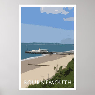 Affiche de style Vintage BOURNEMOUTH