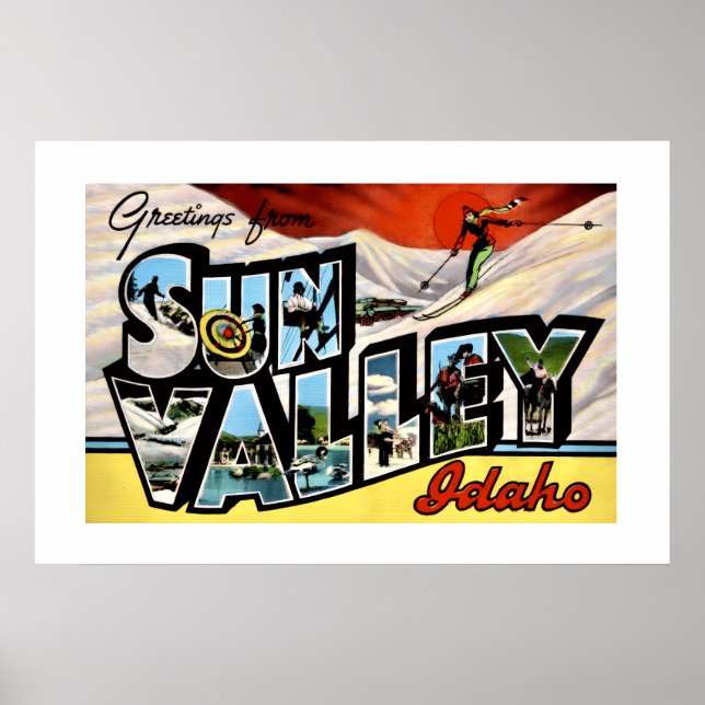 Affiche de Sun Valley Idaho 20x30 (Devant)