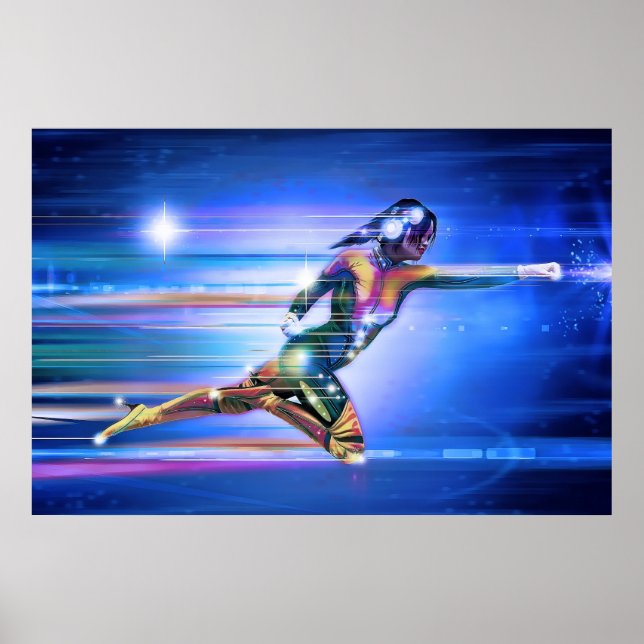 affiche de superhero (Devant)