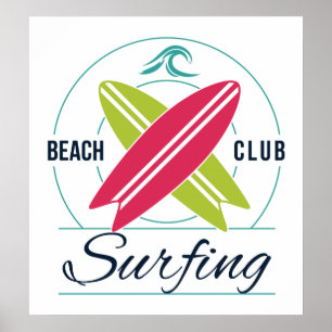 Affiche de surf