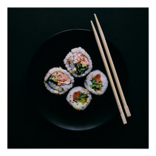 Affiche de sushi