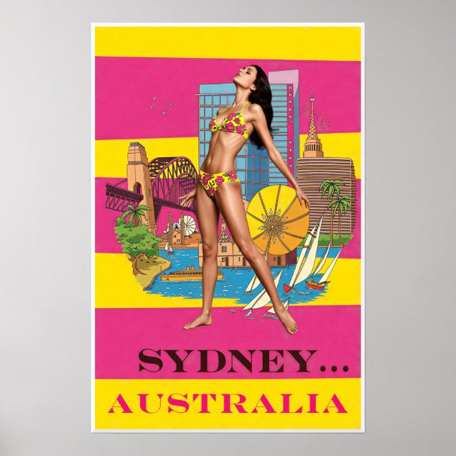 Affiche de Sydney, Australie (Devant)