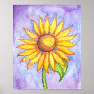 Affiche de tableau d'art Tournesol