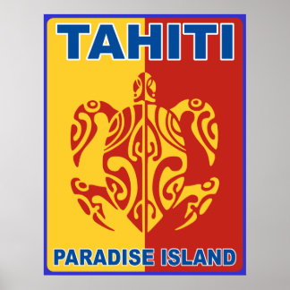Affiche de Tahiti