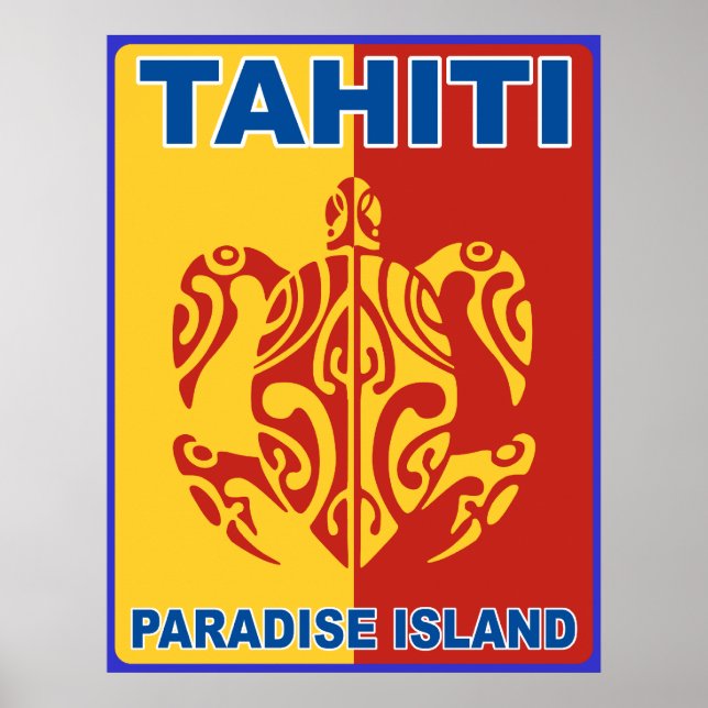 Affiche de Tahiti (Devant)