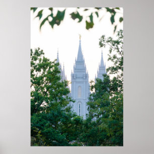 Affiche de temple de Salt Lake