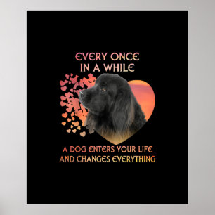 Affiche De Temps En Temps Un Chien Entre Dans Votre Vie