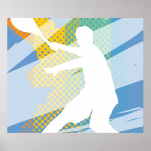 Affiche de tennis