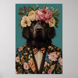 Affiche de Terre-Neuve en costume, Terre-Neuve